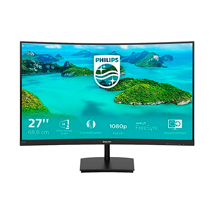 Monitor Philips 27" Curva Full HD - HDMI VGA 271E1SCA-55 Art.650780555